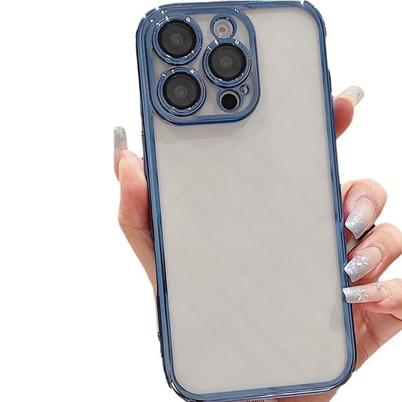 Anwendbar auf iPhone16promax Handyhülle Apple 15 Beschichtung 14 Gerader Rand 13 Transparent 12 Linsenfolie 16 Nische