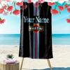 Martini Custom Name Print Beach Towel Large Soft Quick Dry Towel For Beach Camping Swimming