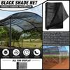 Garden Patio Dustproof Shade Net 4x6 Meters with 20 Tie Straps Durable Protective Covering for Outdoor Use Sunshade Soil Cover