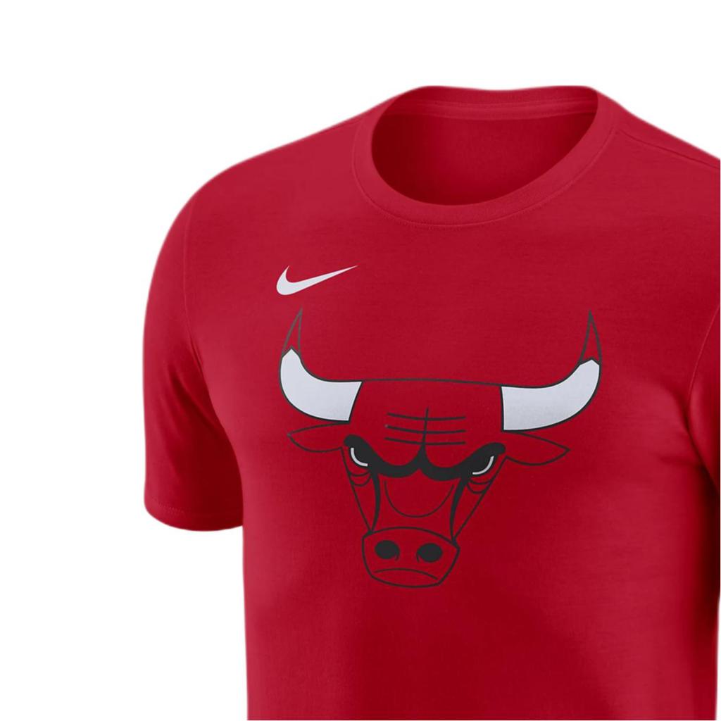 Nike Chicago Bulls Essential Cartoon Graphic Crew Neck T-Shirt Men Tops University-Red FJ0231-657