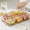 Elegant Transparent Fruit and Snack Display Plate for Living Room