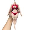 AIEK Scale Figure Female Body Makeup Pubic Hairless Detailed Compatible with VERYCOOL White Full Figure Body 1/6 Body, Ultra-Flexible Seamless,
