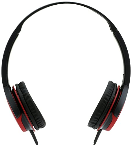 Audio-Technica ATH-AR1 RD Wired Headphones, Metallic Red