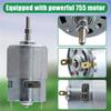 ABUL-5X 755 Gleichstrommotor für Rasentrimmer 21V Rasentrimmermotor mit langem Schaft für effizientes Unkrautmähen und Trimmen