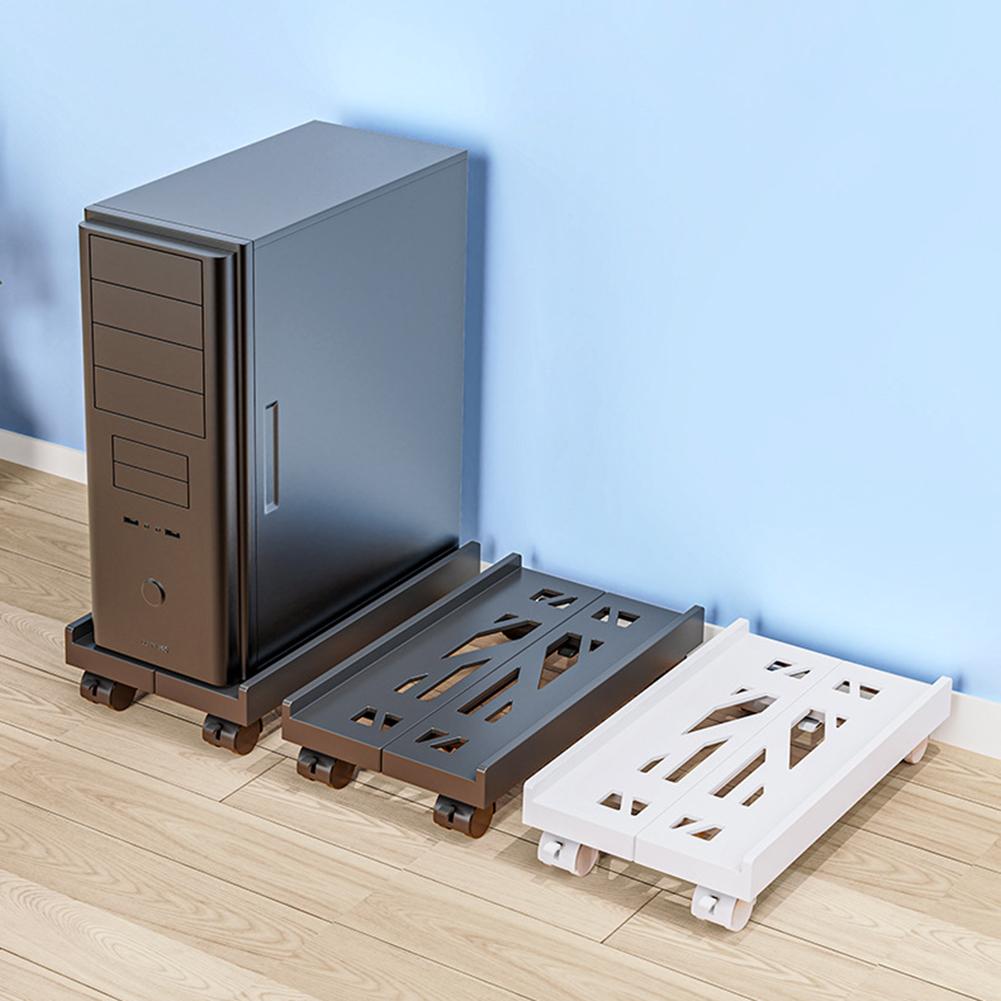 Computer-Turm-Ständer Verstellbarer mobiler CPU-Ständer CPU-Halter PC-Turm-Ständer mit 4 Rollen Computer-Bodenständer