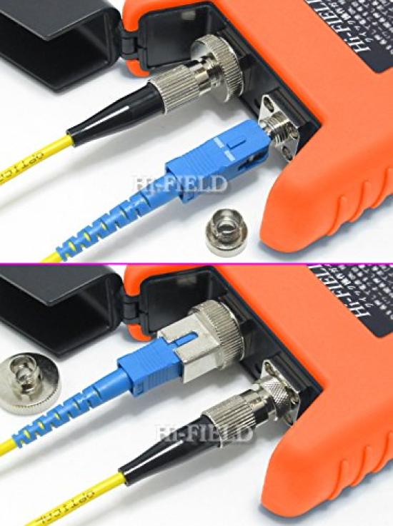 Optisches Leistungsmessgerät Optischer Faserprüfer Integrierte Funktion Insgesamt 9-teiliges Set Japanische Bedienungsanleitung Japanische Batterien enthalten Hi-FIELD