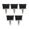 5 PCS Golf Ball Suction Cup Silicone Zinc Alloy Golf Grabber No Bending Golf Ball Picker