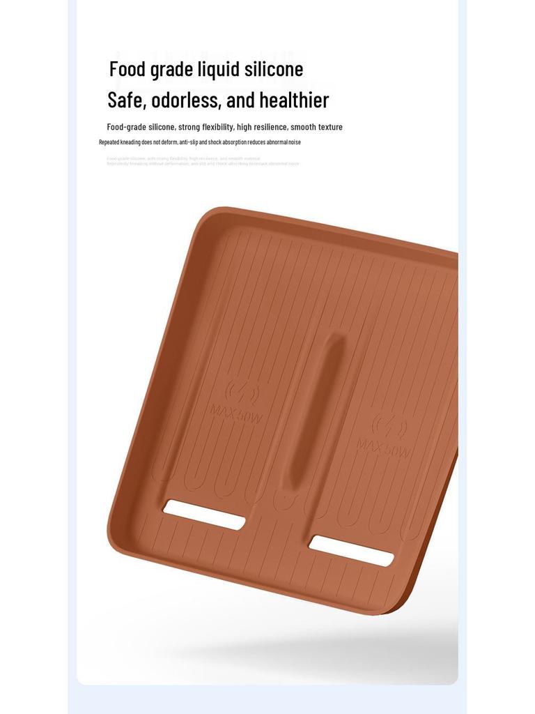 Silicone Wireless Charging Anti-slip Pad for BYD Leopard Titanium 7 Center Console Accessories