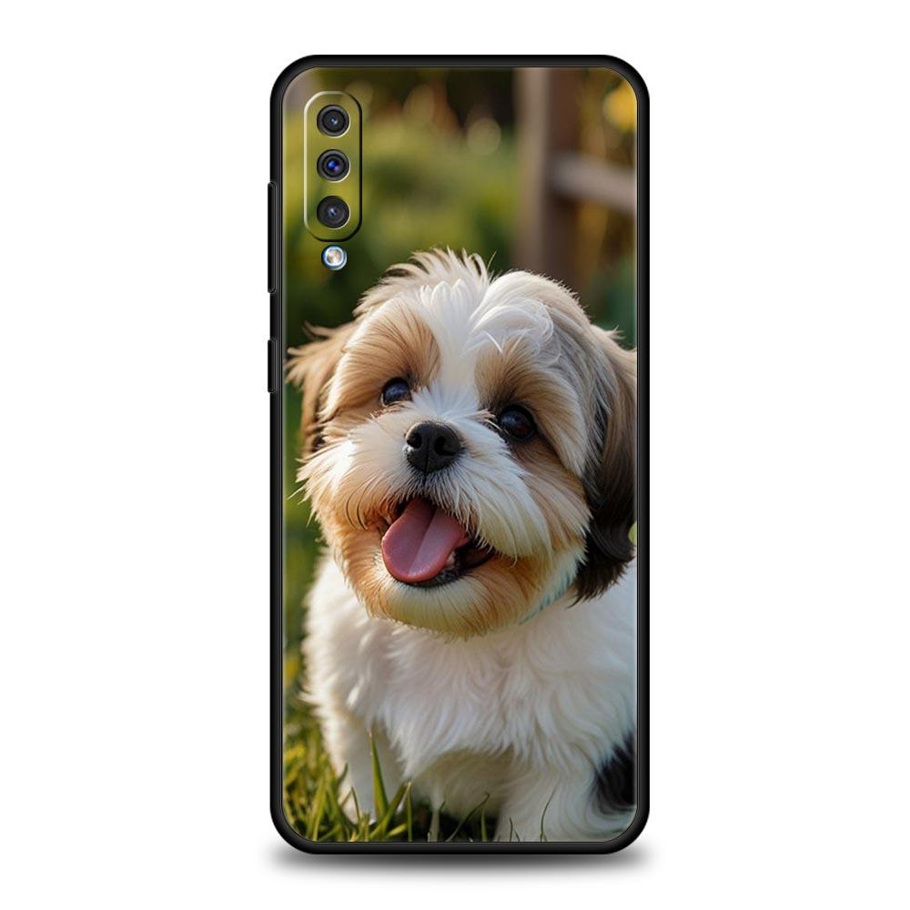 Etui Na Telefon Dla Samsung A56 A36 A26 A24 A12 A14 A16 A50 A70 A20E A22 A40 A34 A54 A42 A52 5G A04s A06 Pokrowiec Shih Tzu Urocze Zwierzę