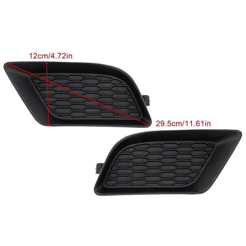 Artudatech 2PCS Fog Light Cover 68092570AA Fit Dodge Charger 2011-2014 68092571AA Car Accessories