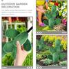 Cactus Garden Stake Acrylic Cactus Yard Art Outdoor Cactus Statue Sculpture Ornament for Garden Lawn Ground Yard Decorations