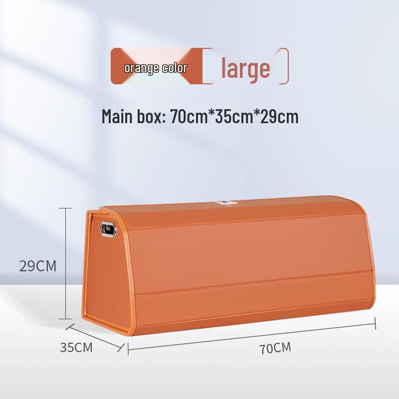 Foldable Car Trunk Organizer - Large Capacity Flip-Top Storage Box