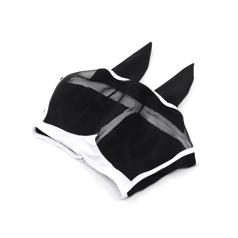 Professional Horse Fly Mask Adjustable Anti-Flyworms Mask High Quality Horse Mask  Stable Use
