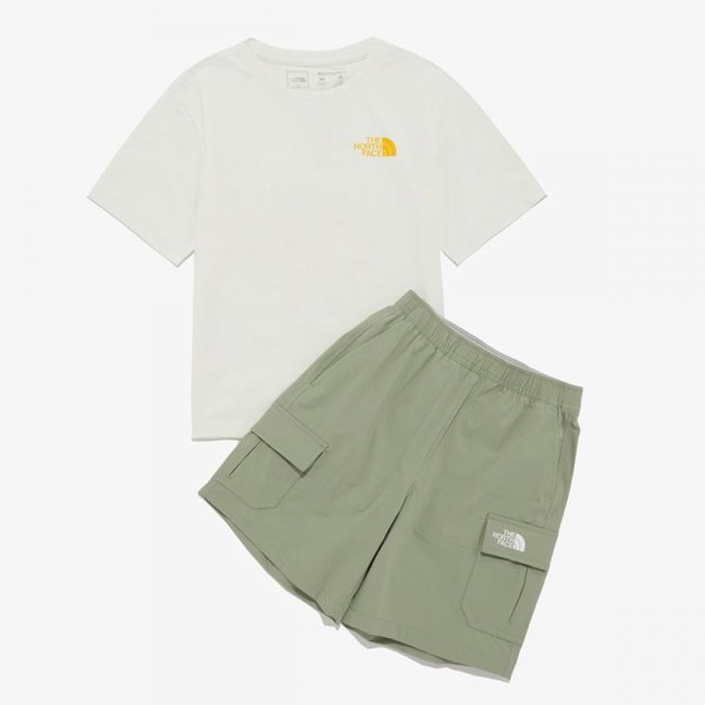 

The North Face Kids Campground Ex Crew Set White Sand Nt7ur32t