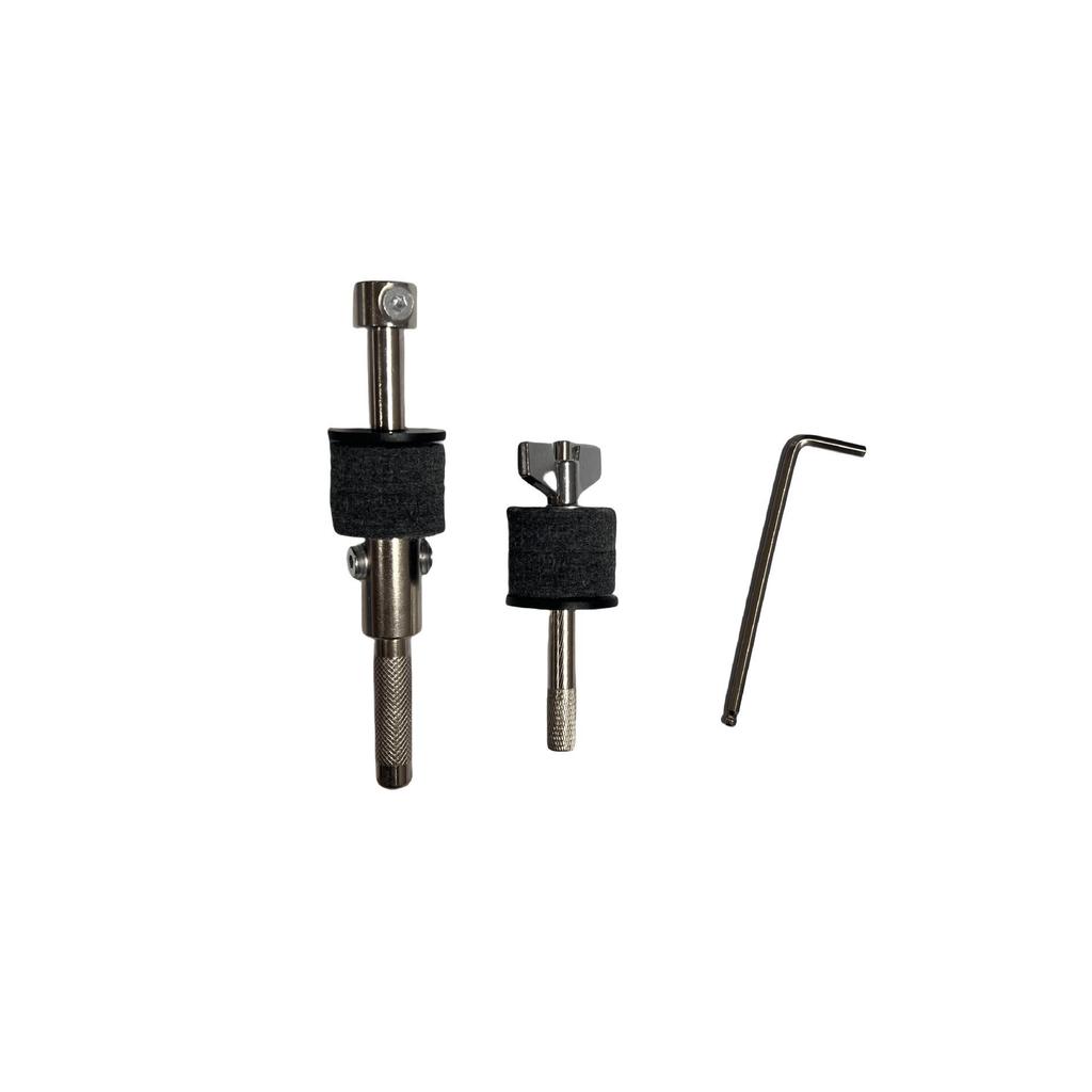 Klockklämma & Cymbalstacker för Hi-Hat/Cymbalstativ med Vattencymbalklämma Stödstång