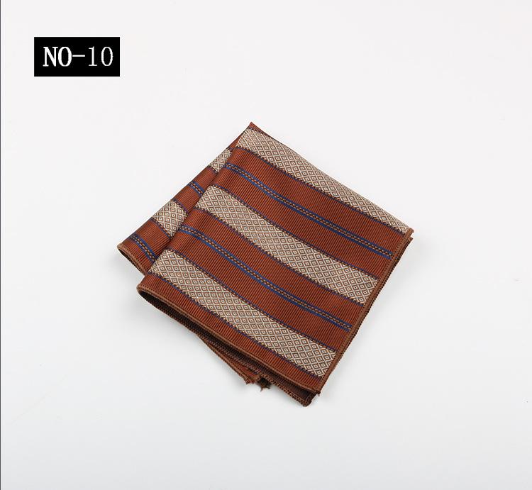 

Карманное полотенце Мужской деловой свадебный костюм Маленькое квадратное полотенце Свадебная церемония Узор Носовой платок Нагрудное полотенце