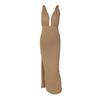 Summer Fashion Women's Sexy Deep V Open Back Split Dress Trend
