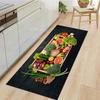 Flavoring Fruit Floor Mat Vegetable Carpet for Kitchen or Entrance Washable Non-Slip Rug Home Decor Large Size for Household Use