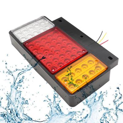 Lot de 2 feux arrière étanches pour camion 12 V 24 V 50 LED de haute qualité, feux arrière à LED super lumineux pour ISUZU Elf tout-terrain ATV