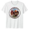 Vermont Landmark Covered Bridge Herren T Shirt Ladies Top Vintage Casual Fashion Stretched Streetwear Soft Breathable