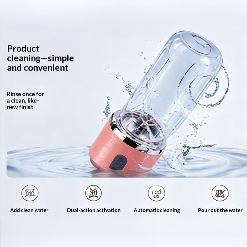 Portable Bottle Electric 6 Blades Multifunction Juice Blender Fresh Juice Smoothie Blender Ice Crushcup Food Processor