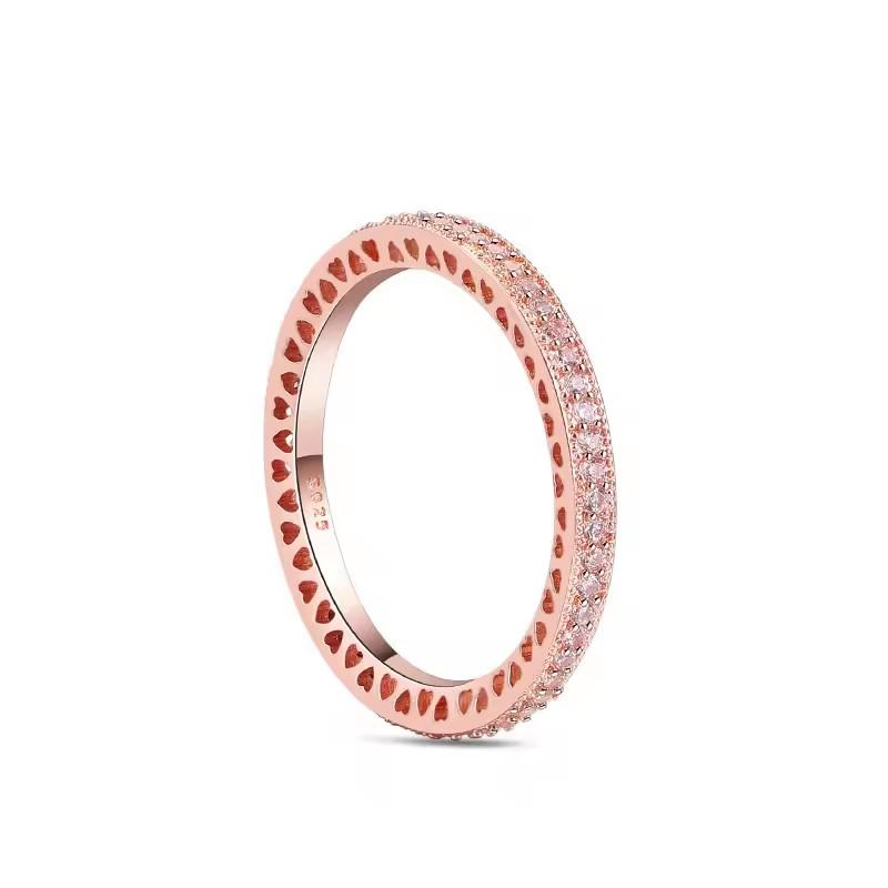 2025 New S925 Silver Family Tree Garland Crown Ring Suitable For Valentine's Day Women's Gift DIY High Jewelry Fashion Jewelry