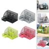 Mesh Pen Holder Multipurpose Sturdy 6 Compartments for Office Classroom Pens black