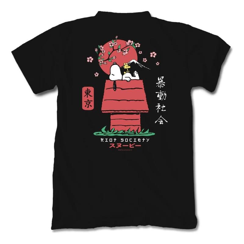 Riot Society, Manga Corta, Estampado Y Bordado, Para Hombre S