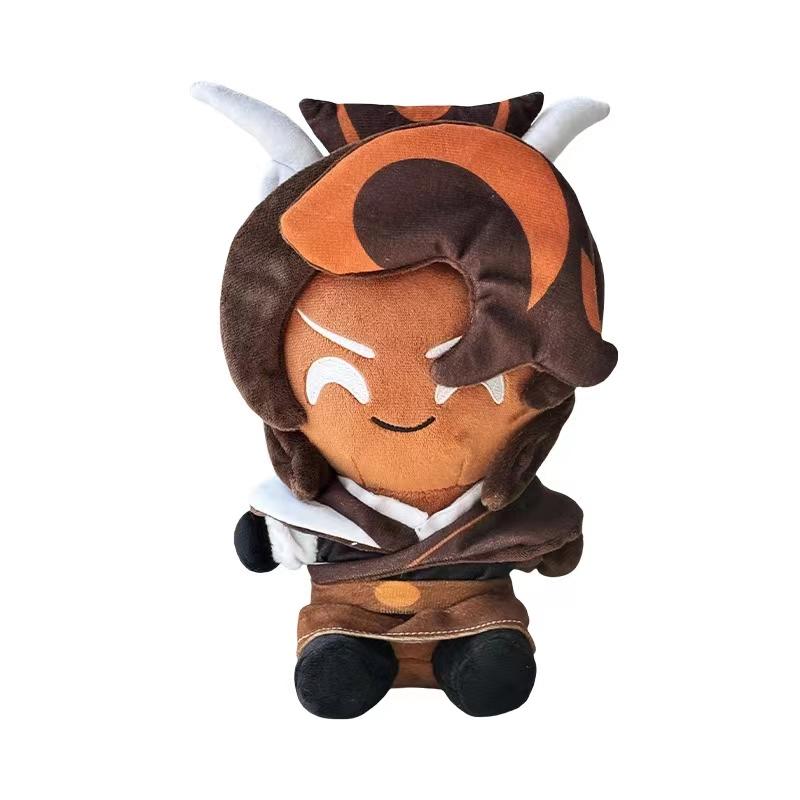 New In Stock Cookie Run: Kingdom Shadow Milk Cookie Anime Figure Plush Toys 25cm Shadow Milk Cookie Doll Custom Toys Kids Gift
