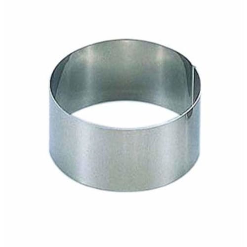 Endo Shoji Commercial-Grade Round Circle Ring, 80 X H35mm, 18-0 Stainless Steel, Made In Japan, WSL08037