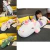 Super Soft Long Plush Unicorn Pillow Perfect Toy Gift For Christmas Birthdays