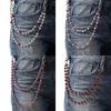 Hip-Hop Pants Chains High-Quality Ball Beads Waist Chains Simple Jeans Chain  Pants Chain Clothing Accessories Gifts