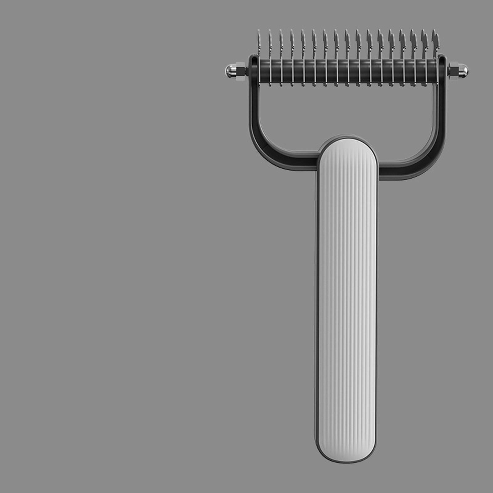 

New 2‑Sided Pet Grooming Brush, Deshedding & Dematting Comb for Dogs Cats one size