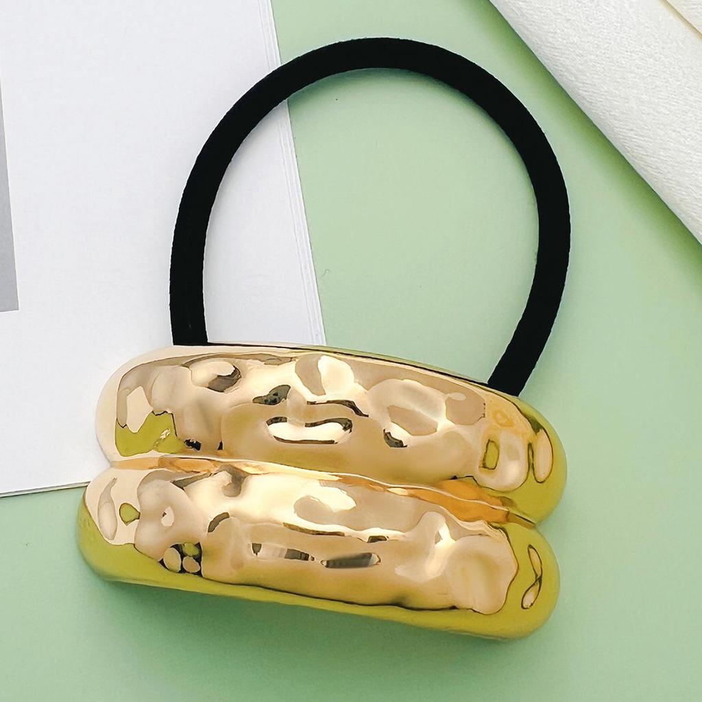 Metallic Braided Hair Ties: Fashionable Ponytail Bands