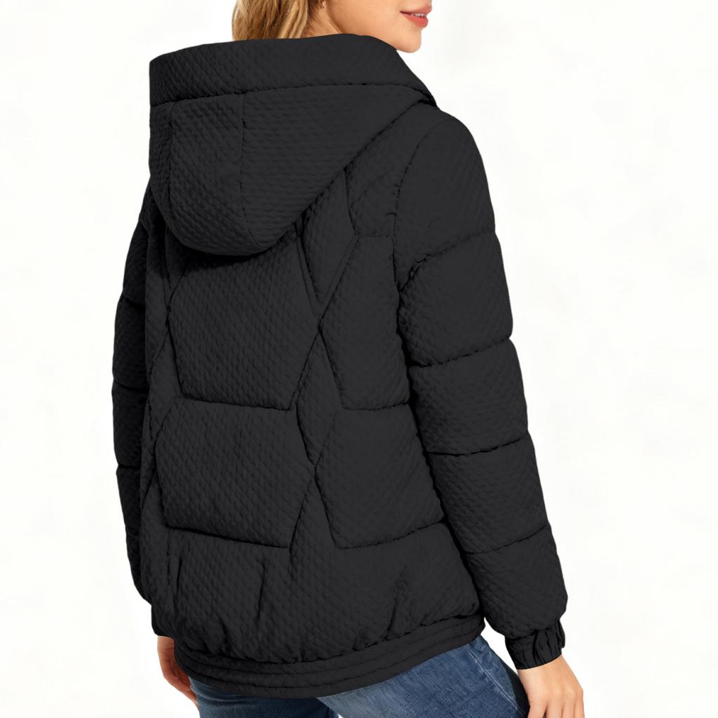 Women's Winter Warm Cotton Jacket Single Breasted Zipper Jacket