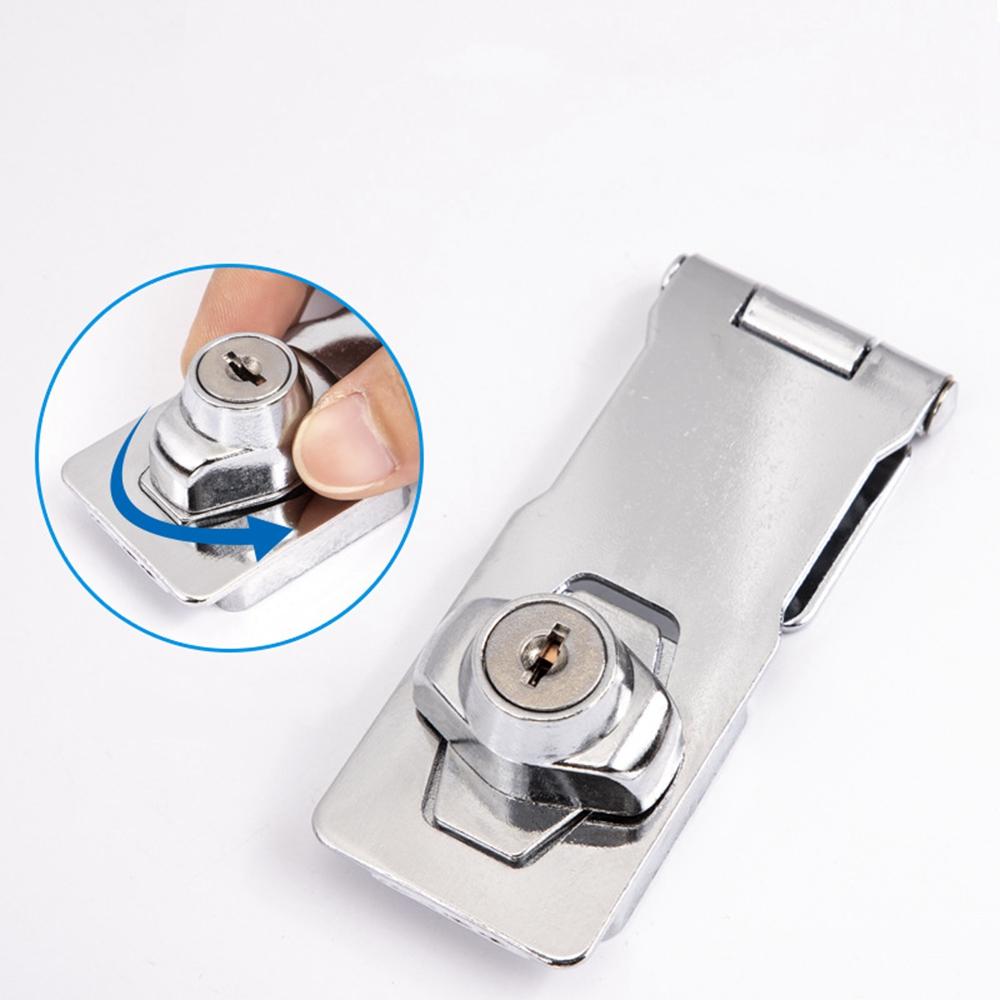 Locking Hasp Security Twist Knob Letter Box Locker Drawer Lock Cabinet Lock Cabinet Drawer Catch