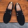 Fashion Work Low-Top Men's Leather Shoes Soft Suede Lightweight Legitimate In Promotion Classic Original Footwear Offer Male Casual Shoe