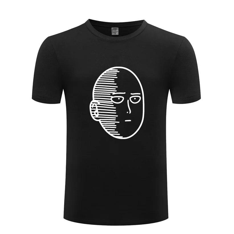 One Punch ONE Oppai футболки унисекс аниме мультфильм короткий рукав с круглым вырезом хлопковая футболка унисекс крутая забавная уличная футболка большой размер L