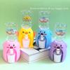 Children'S Dual Mini Water Dispenser Toy With Cute Cup Kids Gift Water Juice Milk Drinking Simulation Cartoon Pig Kitchen Toy