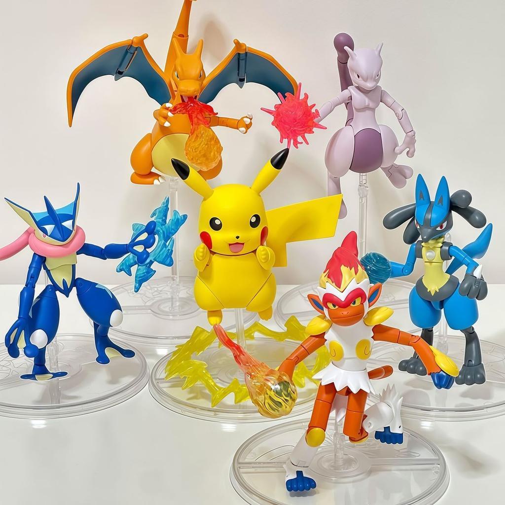 Mewtwo Ldcx Charizard Greninja Anime Figure Lucario Infernape Action Figures Movable Model Collection Statue Ornament Toys Gifts
