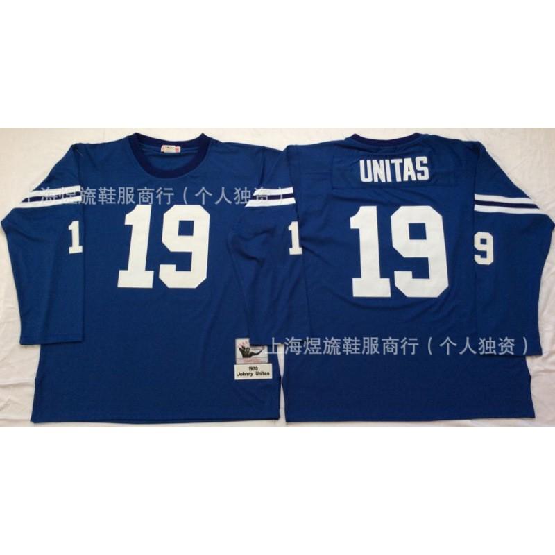 Indianapolis Colts Retro Football Jersey Cotton Fan Apparel NFL Supporters Mens Sports Team Gear