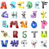MOC A-Z 26 English Alphabet Letters Lore DIY Building Blocks Set Legend Letters Education Style Bricks Toys For Children Gifts