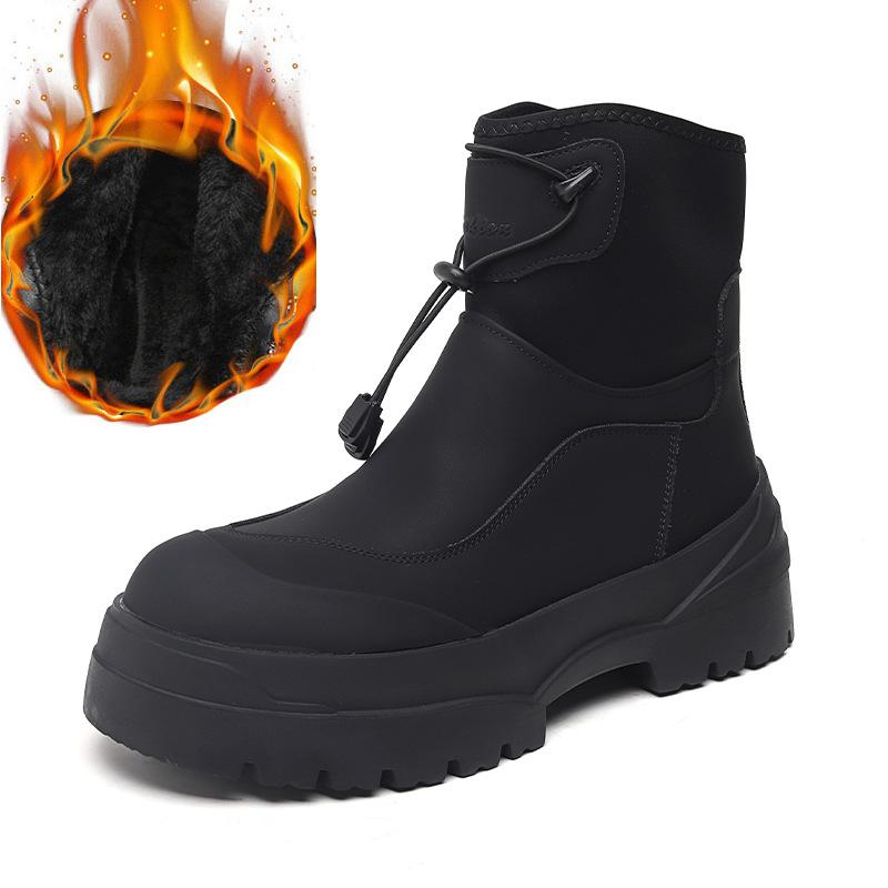 Outdoor Functional Wind Martin Boots Hiking Platform Snow Boots Men's British Wind Locomotive Boots 4722-R