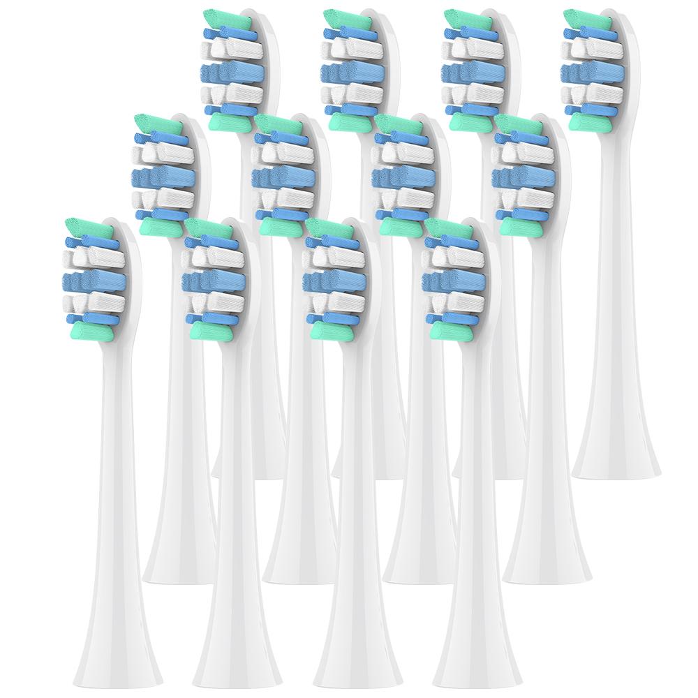Replacement Toothbrush Heads Compatible with Philips Sonicare Soft Replacement Electric Brush Head 4100 6500 6100 7500 5300 1100