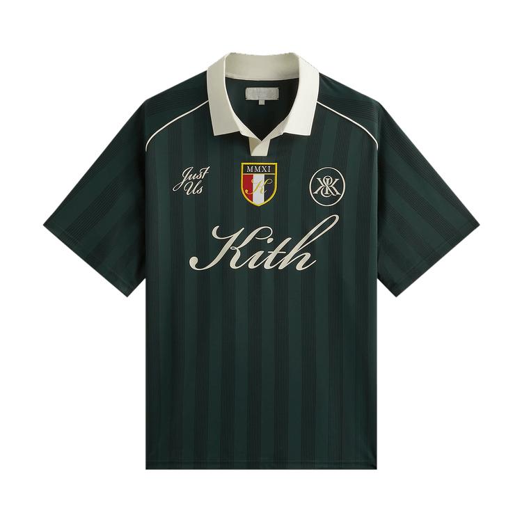 

Kith Shadow Stripe Marcel Soccer Top Stadium Men Tops Green KHM033427-302 L