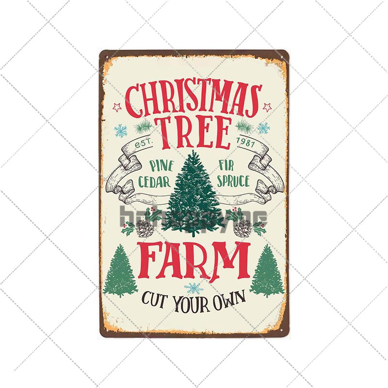 Farm Fresh Tin Sign Plaque Metal Vintage Farmhouse Decor Retro House Decoration Wall Poster 20x30 Cm