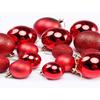 Pack of 24 Christmas Tree Decoration Items Balls Ornaments Hanging Props Xmas Accessories Plastic, 3.8 Cm Items for Home Decor Office Church