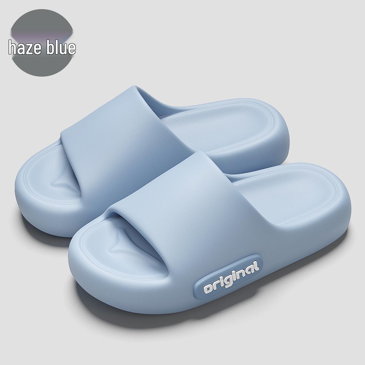 

Качественные летние тапочки: Женские кроссовки для дома, мягкие, с толстой подошвой, нескользящие; Мужские сандалии для отдыха на природе 38-39 fits 39-40