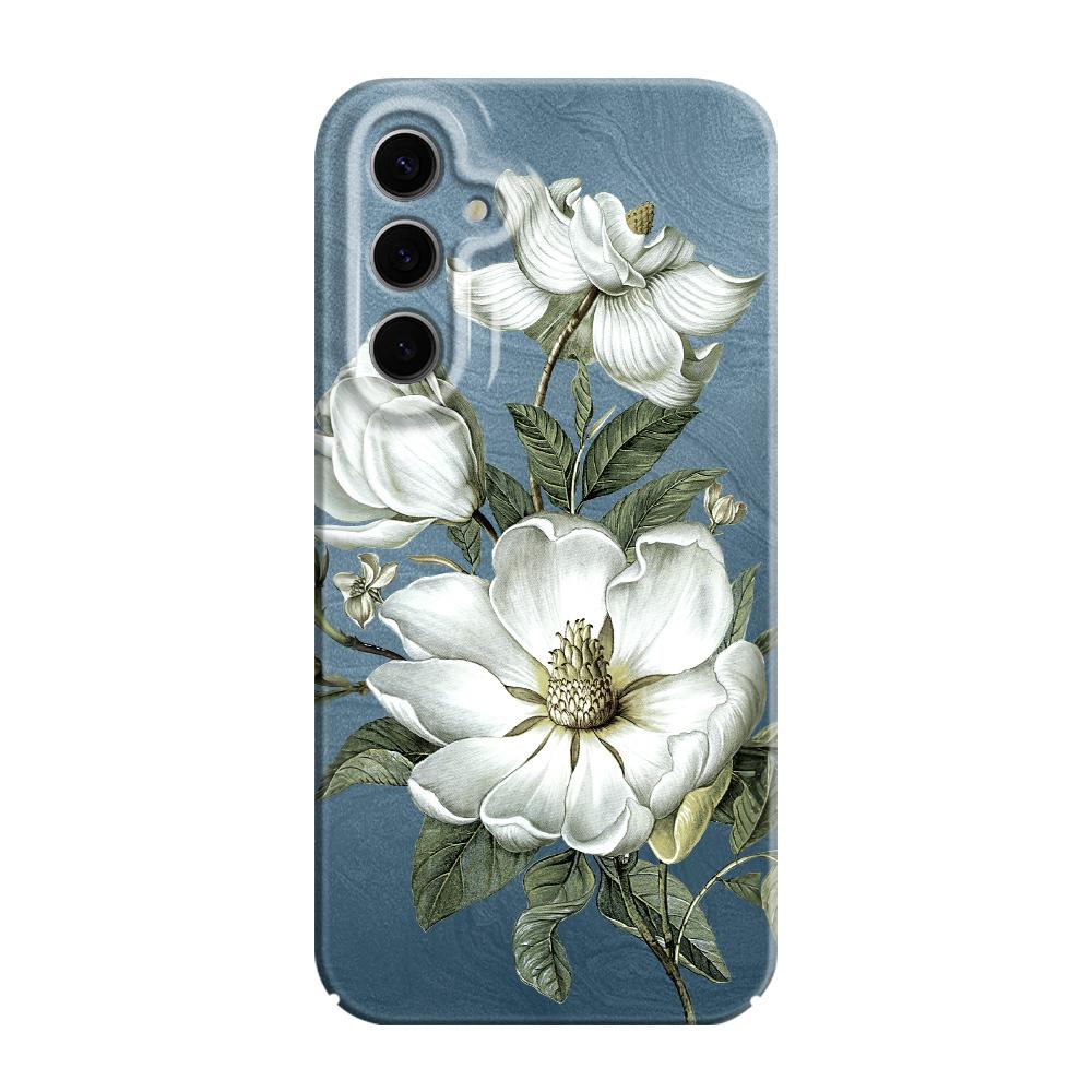 Gorgeous Magnolia Phone Case For Samsung Galaxy S25 S24 S23 S22 S21 S20 Plus Ultra FE 5G Film Hard Cover