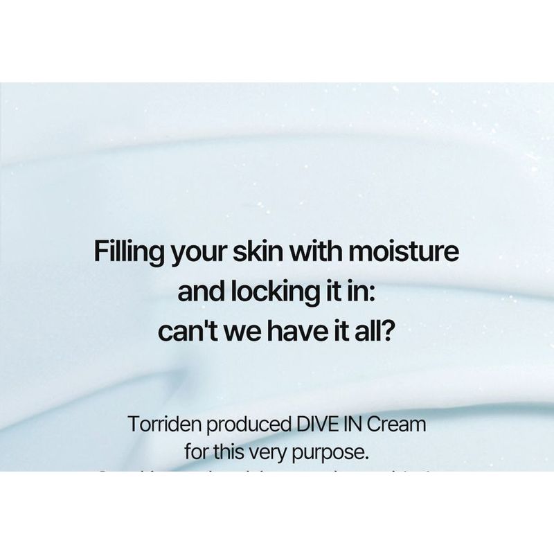 TORRIDEN DIVE-IN Low Molecular Hyaluronic Acid Cream